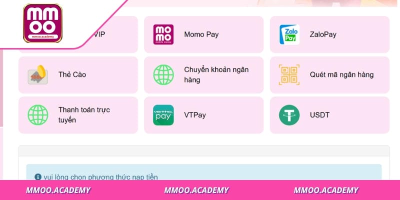 Thanh toán đa dạng, linh hoạt