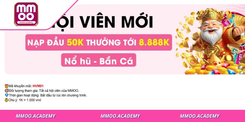 Thưởng nạp đầu là phần thưởng siêu khủng đối với hội viên
