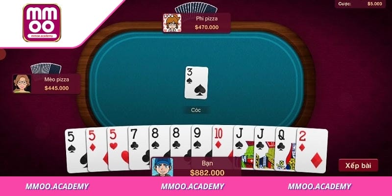 Xì Tố tại game bài mmoo luôn thu hút được nhiều người chơi